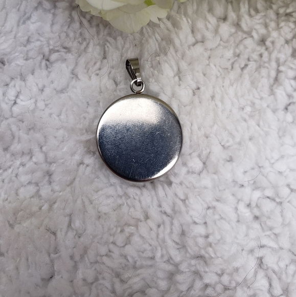 Vintage 50's Dried Plant Tree Nature Pendant - Picture 2 of 4